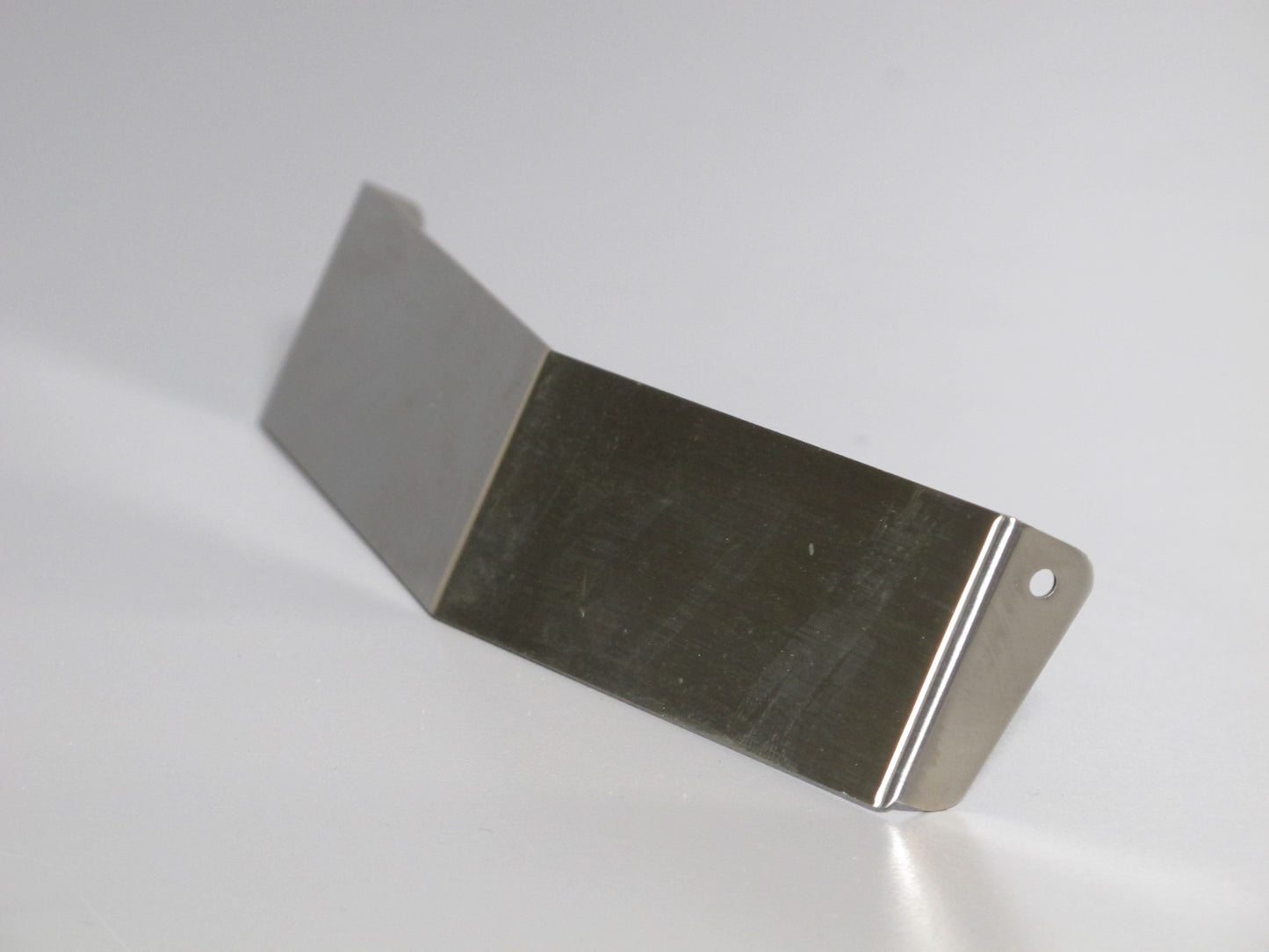 Polish Aluminum Front Roof Windshield SunVisor Plate for Tamiya R/C 1/14 Semi King Grand Hauler
