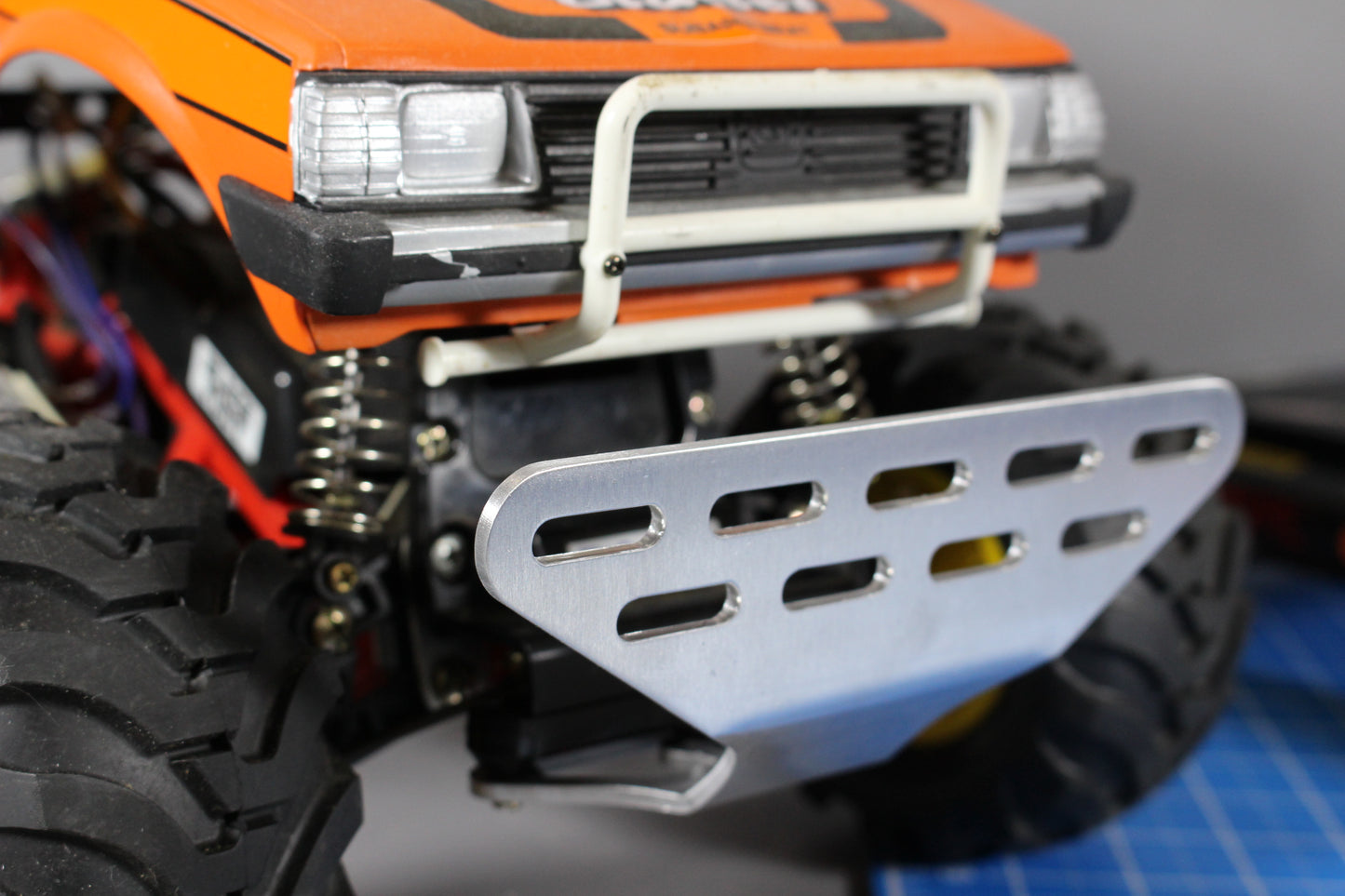 Aluminum Front Bumper Tamiya 1/10 R/C Blackfoot Monster Beetle Lunch Box Midnight Pumpkin Mud Blaster Subaru Brat