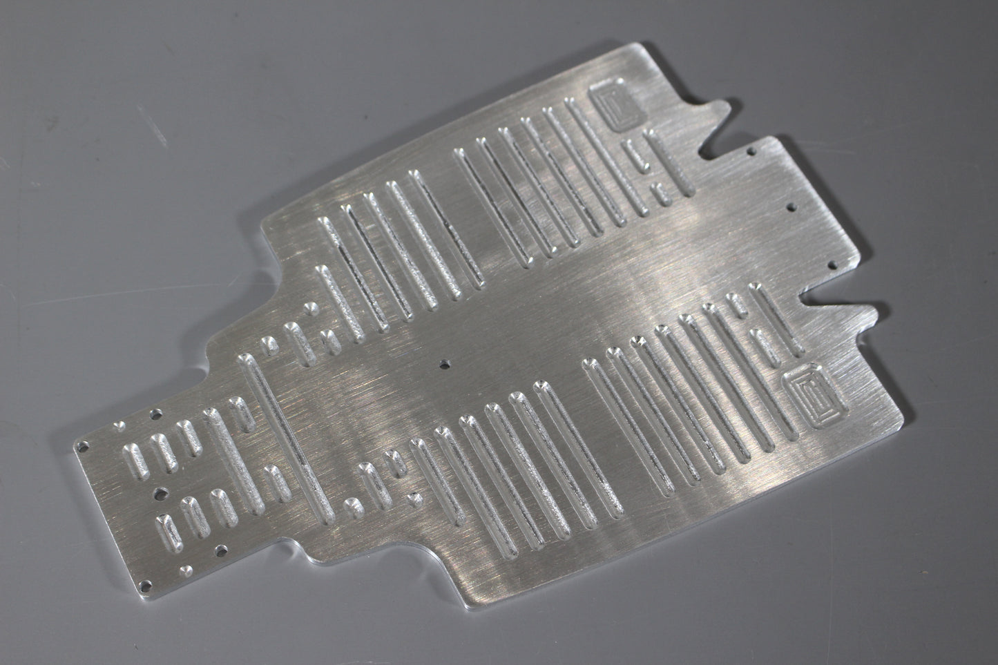 Aluminum CNC Bottom Lower Chassis Plate for Tamiya 1/10 R/C Super Champ Buggy Sand Scorcher SRB