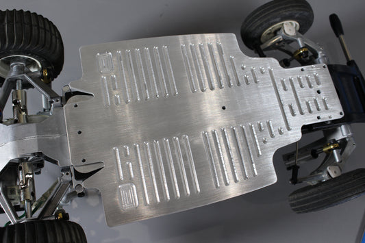 Aluminum CNC Bottom Lower Chassis Plate for Tamiya 1/10 R/C Super Champ Buggy Sand Scorcher SRB