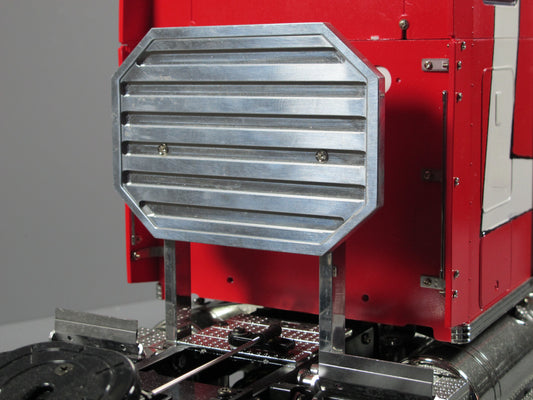 Aluminum Rear Back Chassis Mount Headache Rack Stand Plate for Tamiya R/C Toy 1/14 King Hauler Knight Hauler Grand Hauler Semi Globeliner Scania Freightliner Aeromax