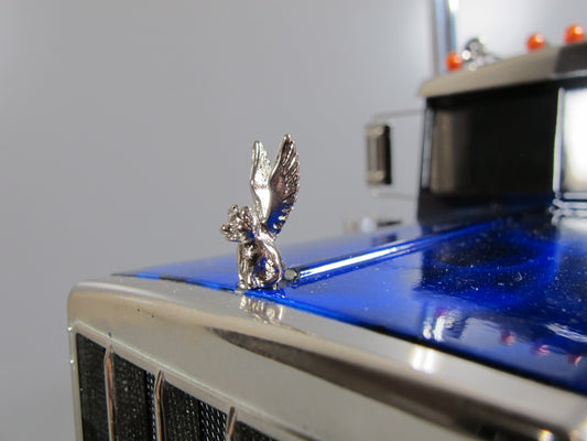 Front Hood Grill Ornament Emblem Angel Pig for "TOY" Tamiya 1/14 Knight Hauler Grand Hauler King Hauler Aeromax Cascadia