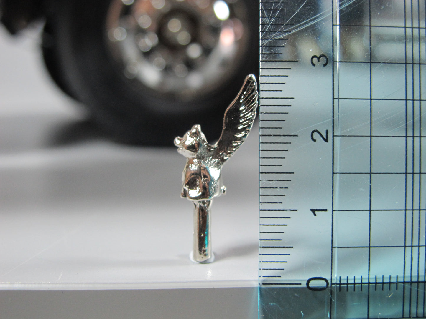 Front Hood Grill Ornament Emblem Angel Pig for "TOY" Tamiya 1/14 Knight Hauler Grand Hauler King Hauler Aeromax Cascadia