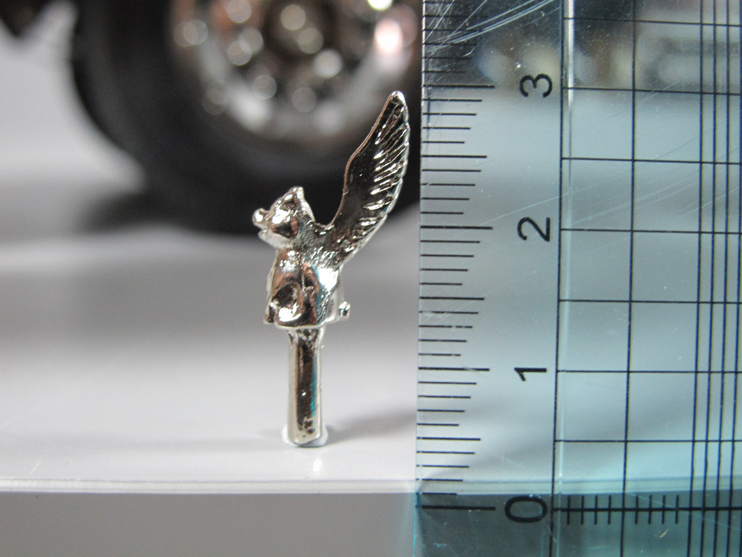 Front Hood Grill Ornament Emblem Angel Pig for "TOY" Tamiya 1/14 Knight Hauler Grand Hauler King Hauler Aeromax Cascadia