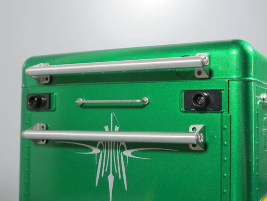 Pair 13cm Handle Cross Rack Bar Mount for Tamiya 1/14 King Hauler Grand Hauler Knight Hauler Globeliner Scania Volvo