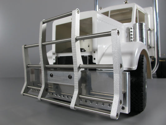 Aluminum Bumper + Protector Guard Set Tamiya R/C 1/14 King Grand Knight Hauler Globeliner