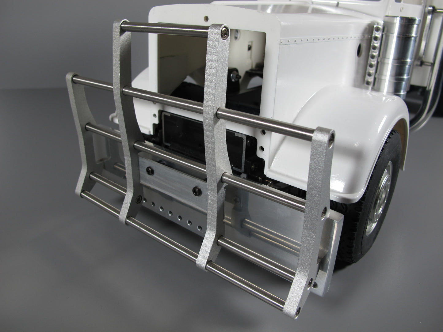 Aluminum Bumper + Protector Guard Set Tamiya R/C 1/14 King Grand Knight Hauler Globeliner