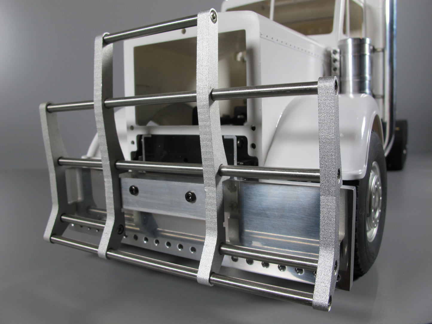 Aluminum Bumper + Protector Guard Set Tamiya R/C 1/14 King Grand Knight Hauler Globeliner