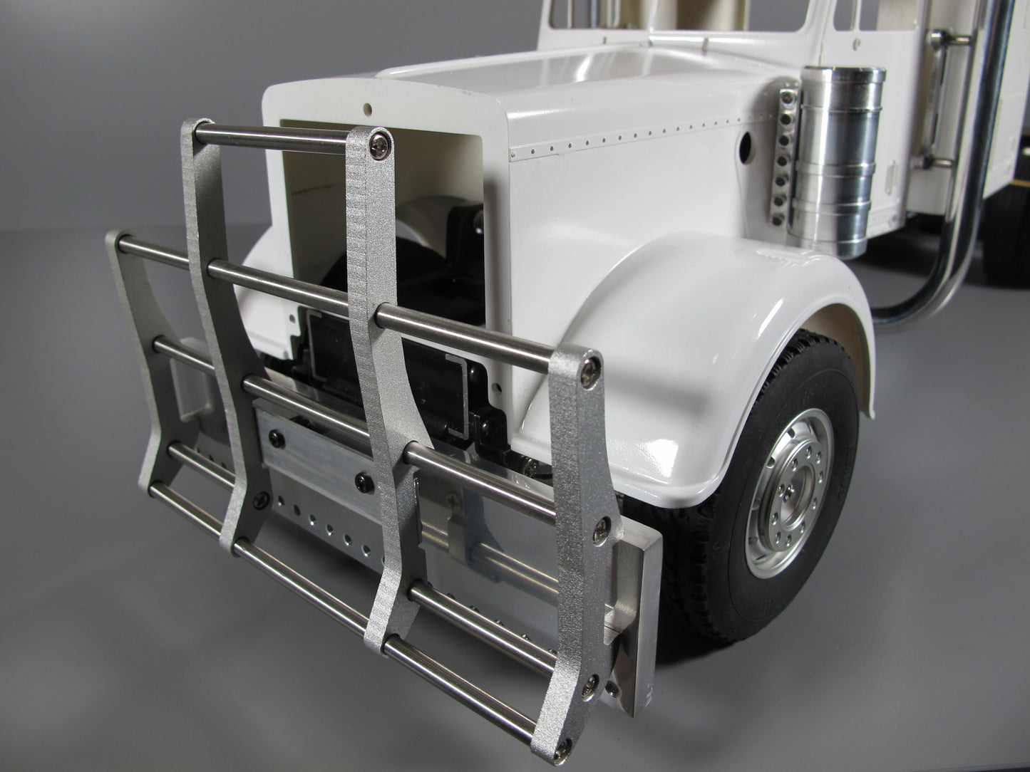 Aluminum Bumper + Protector Guard Set Tamiya R/C 1/14 King Grand Knight Hauler Globeliner