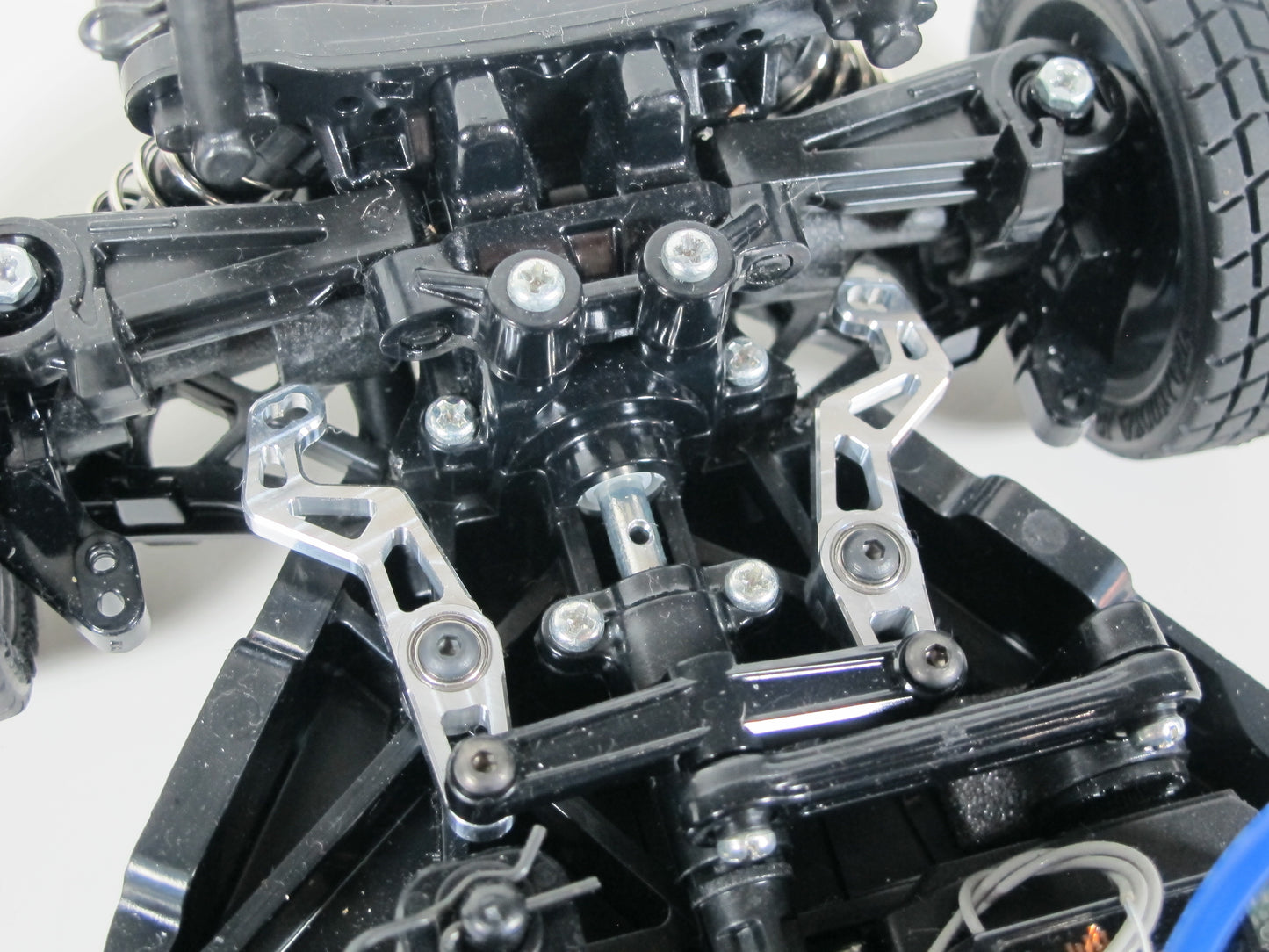Aluminum Wide Angle Steering Knuckle Arm set for Tamiya R/C 1/10 TT-02 Chassis Drifting