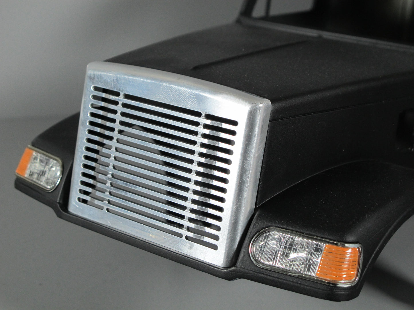 Aluminum Front Hood Face Grill Cover Plate Tamiya R/C Toy 1/14 Knight Hauler Semi