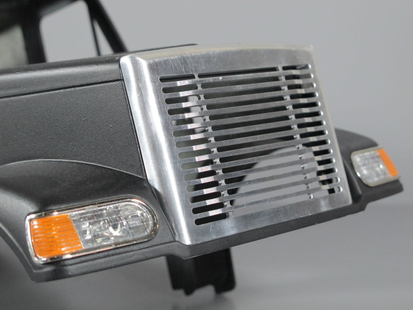 Aluminum Front Hood Face Grill Cover Plate Tamiya R/C Toy 1/14 Knight Hauler Semi