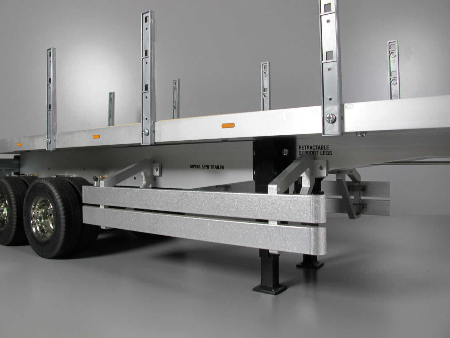 Aluminum Side Rail Guard Protector for Lesu Tamiya R/C Toy 1/14 Trailer Flatbed Fuel Tanker
