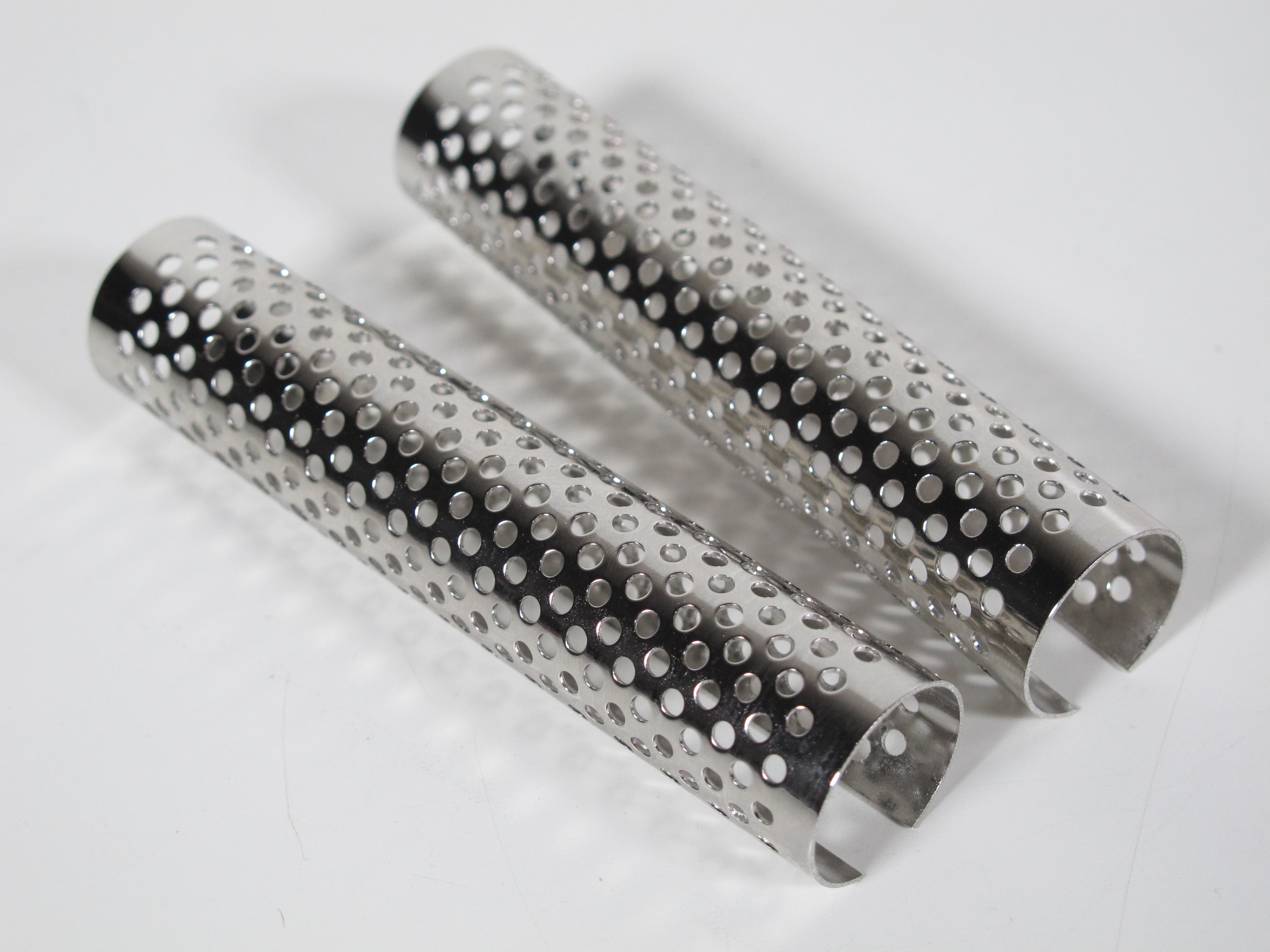 Aluminum L & R side Exhaust Stack Cover Shield for Tamiya R/C 1/14 Kin ...
