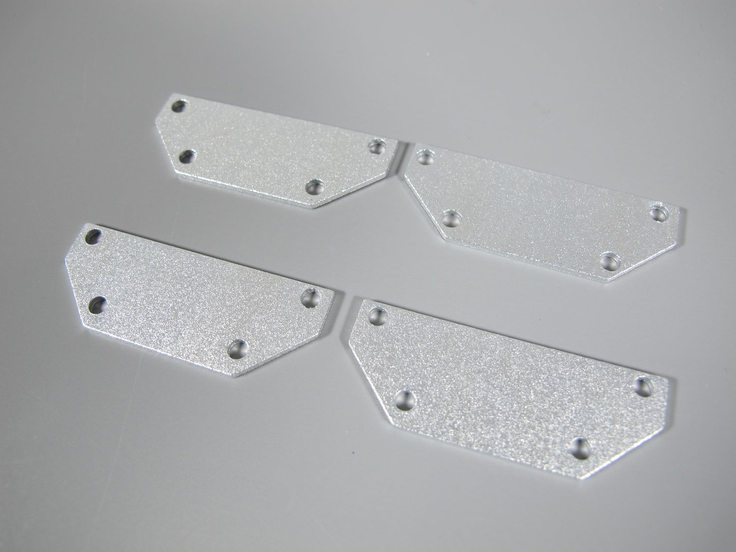 Aluminum Suspension Shock Lift Mount Plate Bracket 4 Pcs for Tamiya R/C 1/10 Bullhead Super Clodbuster