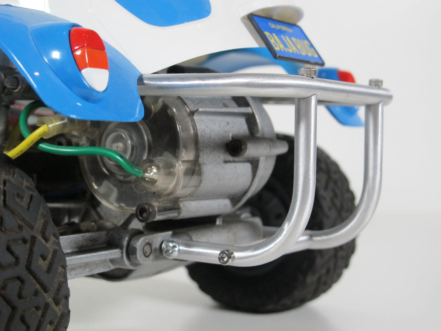 Aluminum Rear Bumper Motor Guard for Tamiya 1/10 Sand Scorcher Super Champ Buggy SRB