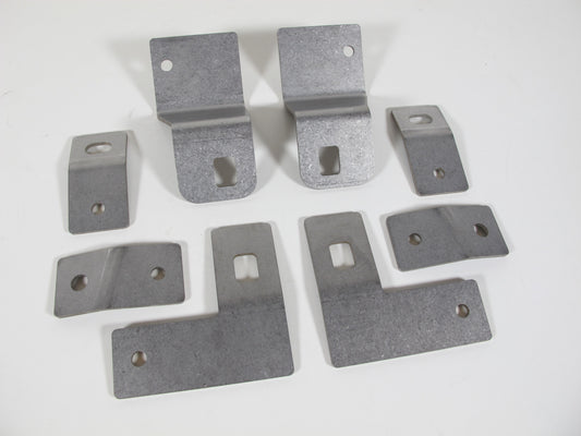 1.5" Lowering Front L&R Seat Brackets Mounting Mount Kit for Mitsubishi Evolution Lancer 2003 2004 2005 2006 2007 EVO 7 8 9