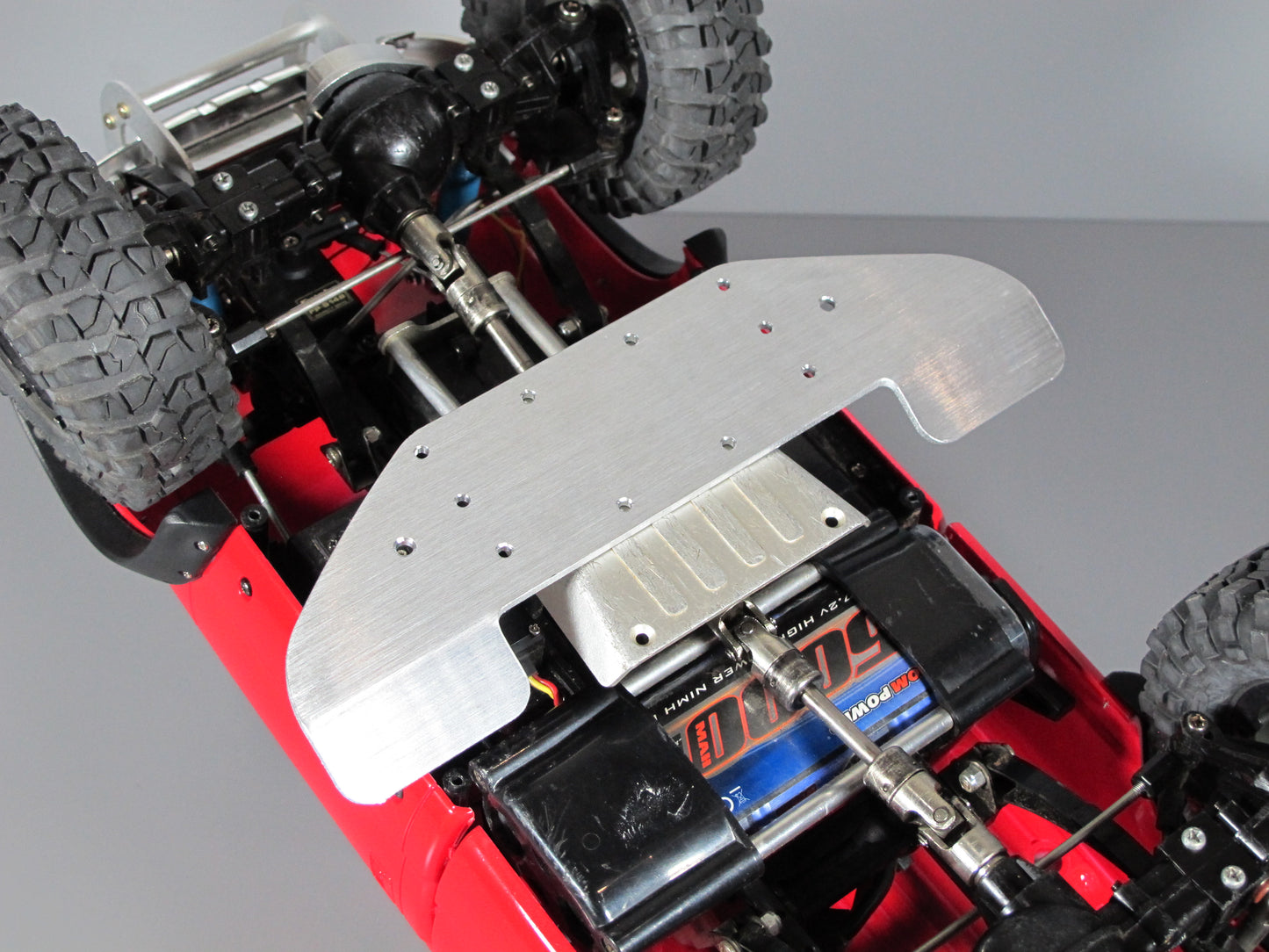 Aluminum Chassis Spoiler Nerf Bar Tamiya R/C 1/10 Monster Beetle Clodbuster Frog