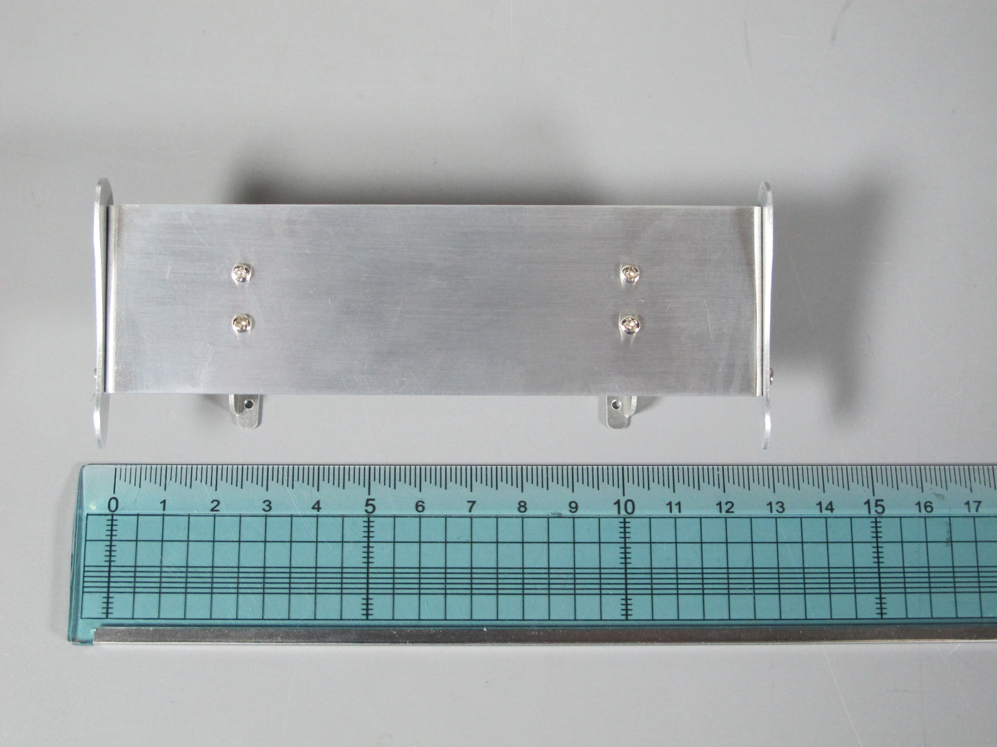 Aluminum 12.3cm Roof Cab Spoiler Wing for Tamiya R/C 1/14 King Hauler Grand Hauler Globeliner Truck