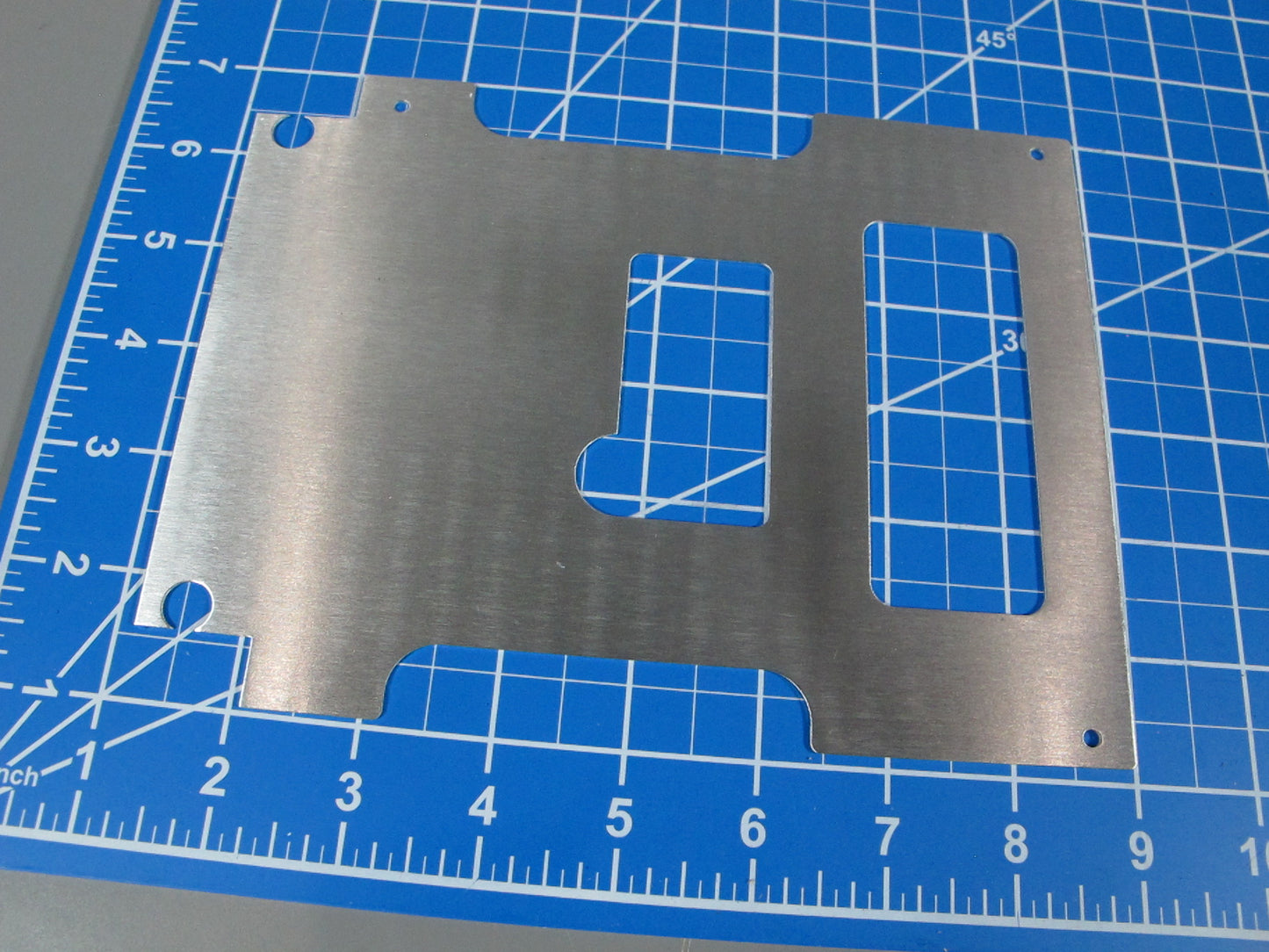 Aluminum Rear Bed Liner Trunk Cover Plate for Tamiya R/C Toy 1/10 Toyota Bruiser Hilux