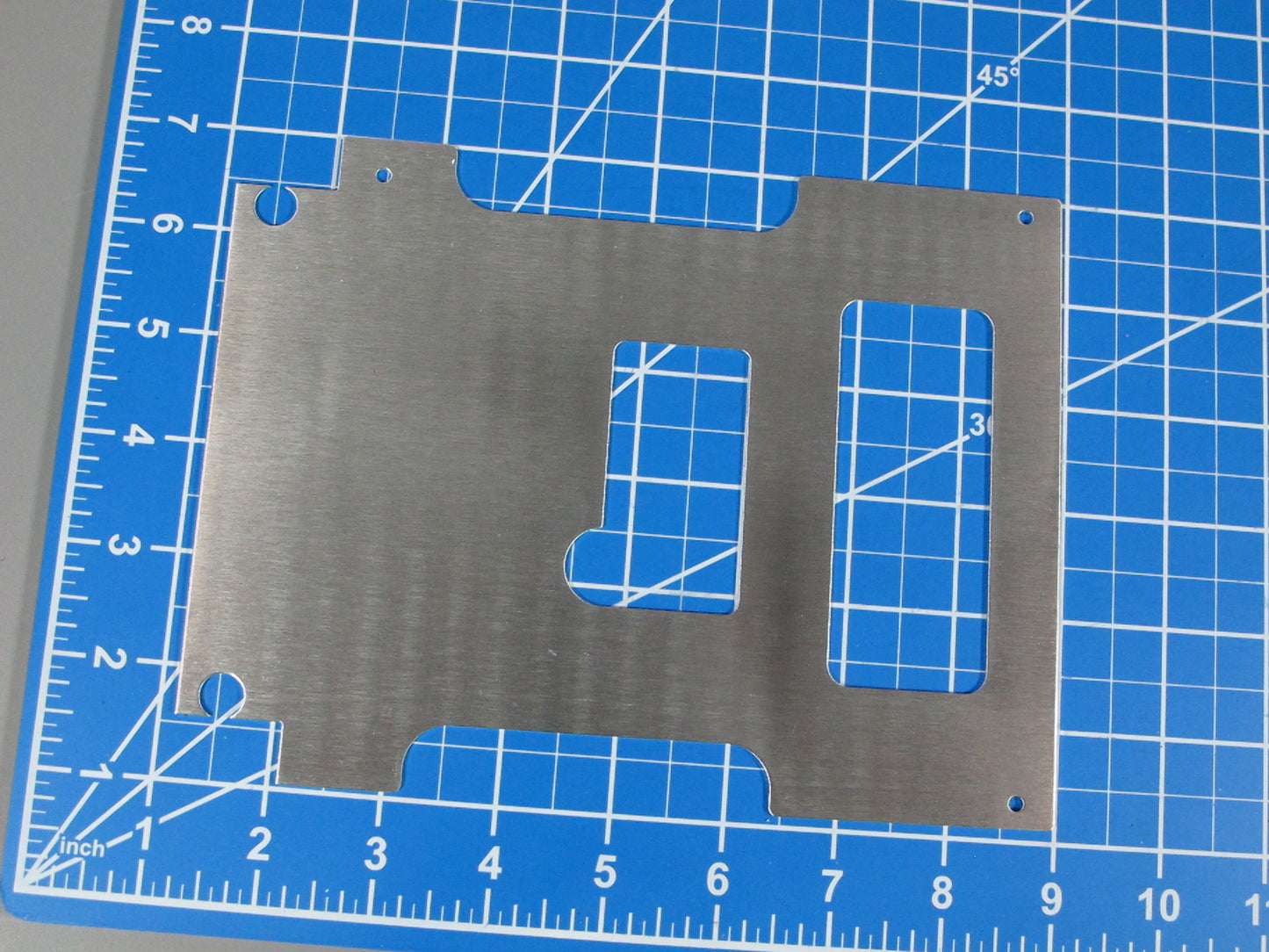 Aluminum Rear Bed Liner Trunk Cover Plate for Tamiya R/C Toy 1/10 Toyota Bruiser Hilux