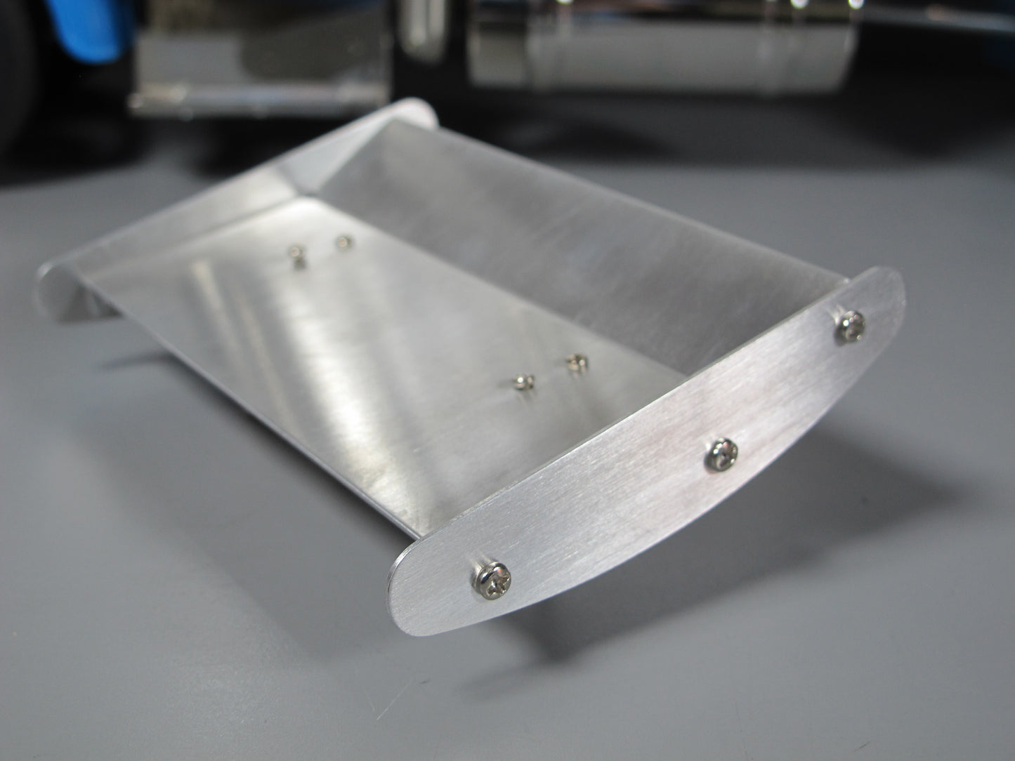 Aluminum 13.1cm Roof Cab Spoiler Wing for Tamiya R/C 1/14 King Hauler Grand Hauler Globeliner Truck