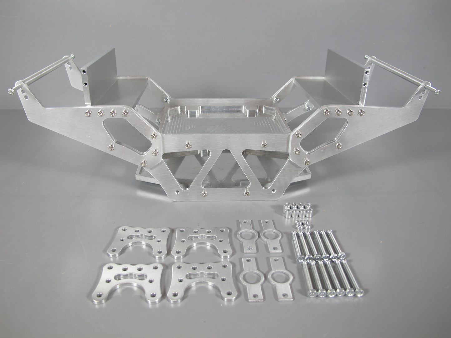 Aluminum Chassis & Axle Suspension Linkage Tamiya Clodbuster Bullhead Crawler