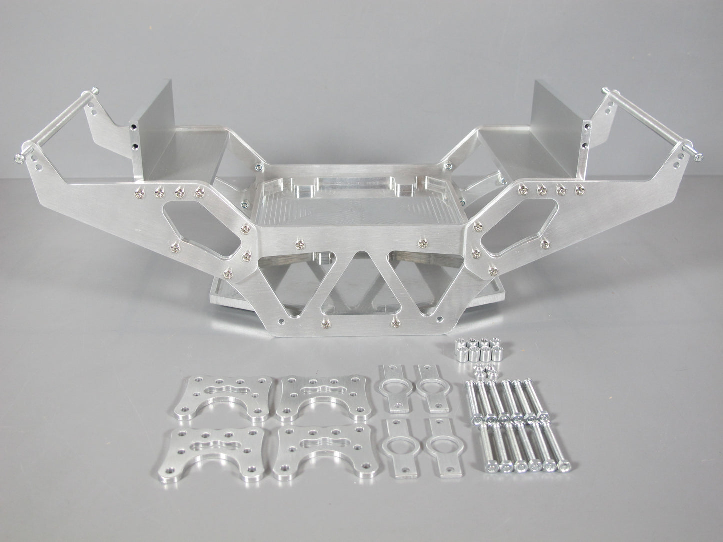 Aluminum Chassis & Axle Suspension Linkage Tamiya Clodbuster Bullhead Crawler
