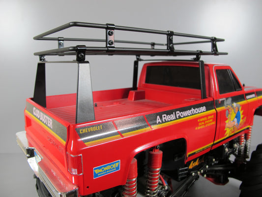 Add-On Steel Rear Cargo Bed Roof Tool Rack for Tamiya R/C Toy 1/10 Super Clodbuster Truck