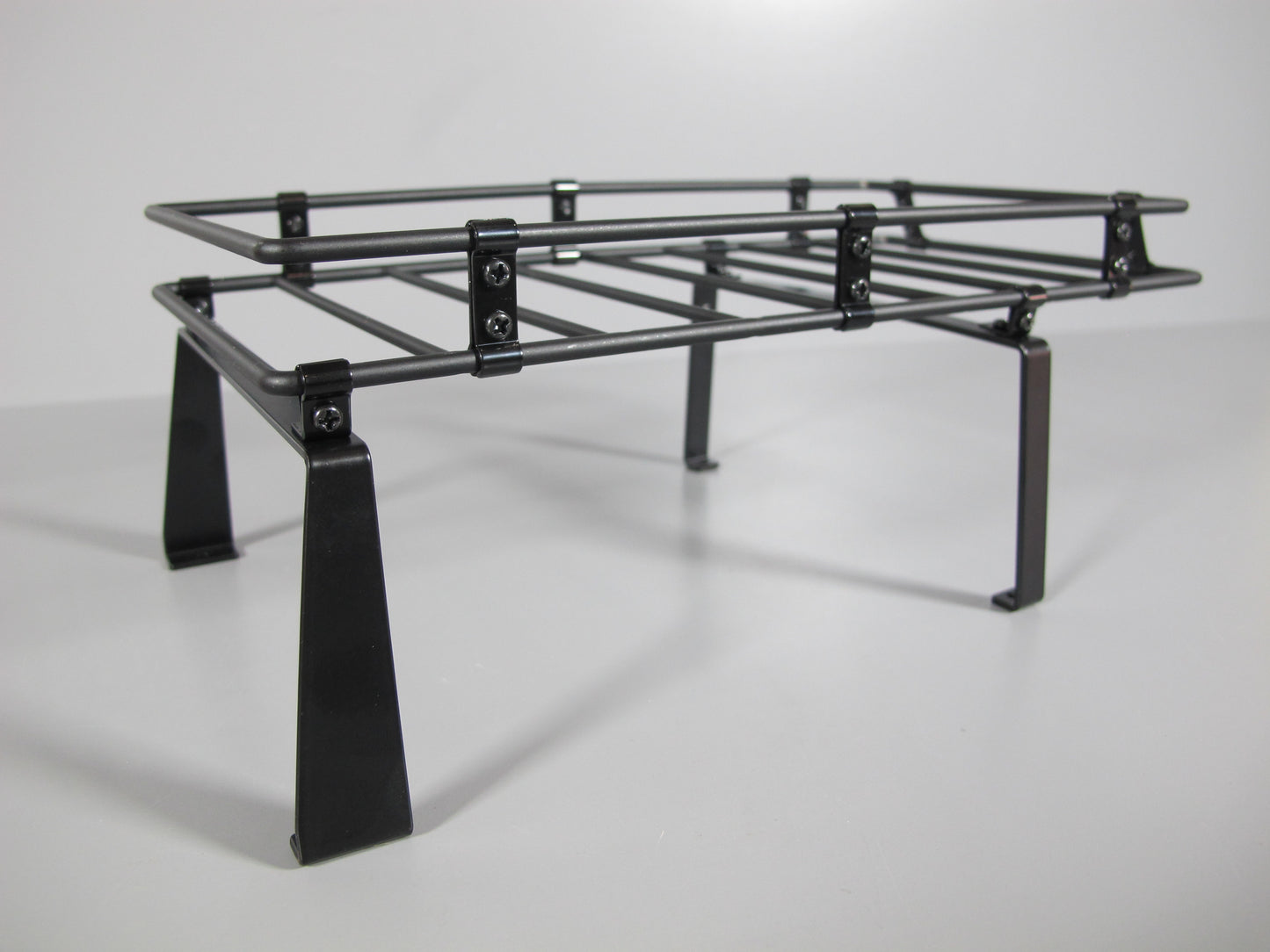 Add-On Steel Rear Cargo Bed Roof Tool Rack for Tamiya R/C Toy 1/10 Super Clodbuster Truck