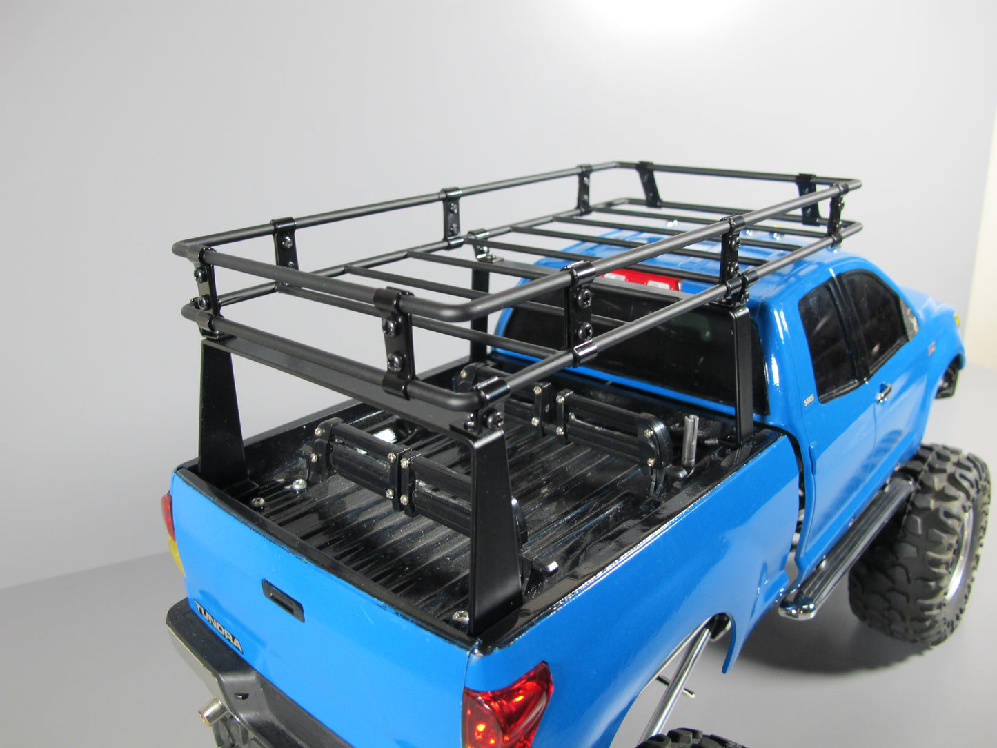 Add-On Steel Rear Cargo Bed Roof Tool Rack for Tamiya R/C Toy 1/10 Toyota Tundra Truck
