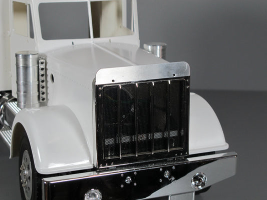 Aluminum Front Hood Rock Stone Deflector Mount Plate for Tamiya R/C Toy 1/14 King Hauler Grand Hauler Knight Hauler Ford F350 Toyota Tundra