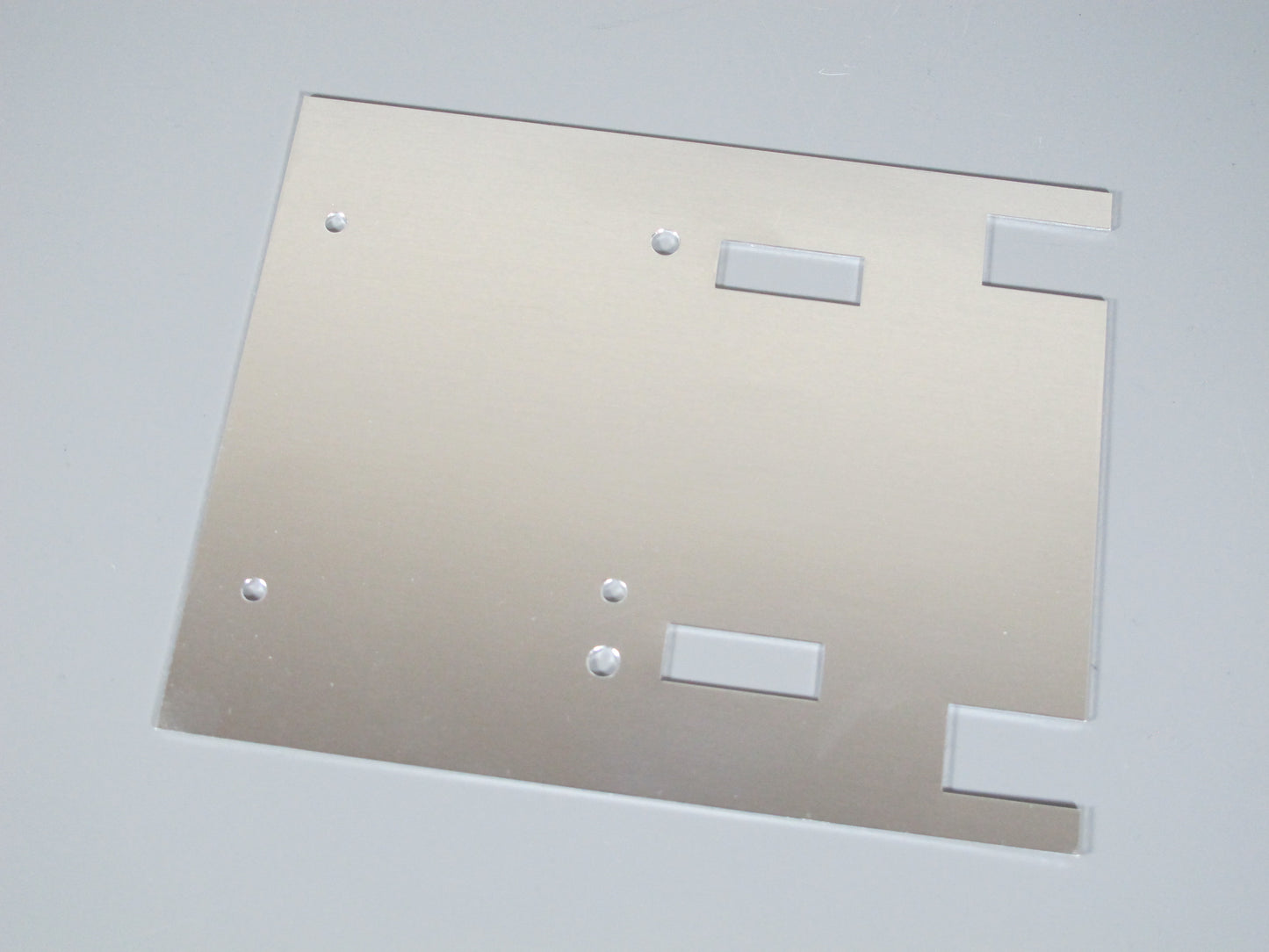 Aluminum Rear Trunk Bed Liner Top Cover Protection Plate Tamiya 1/10 Super Clodbuster Truck