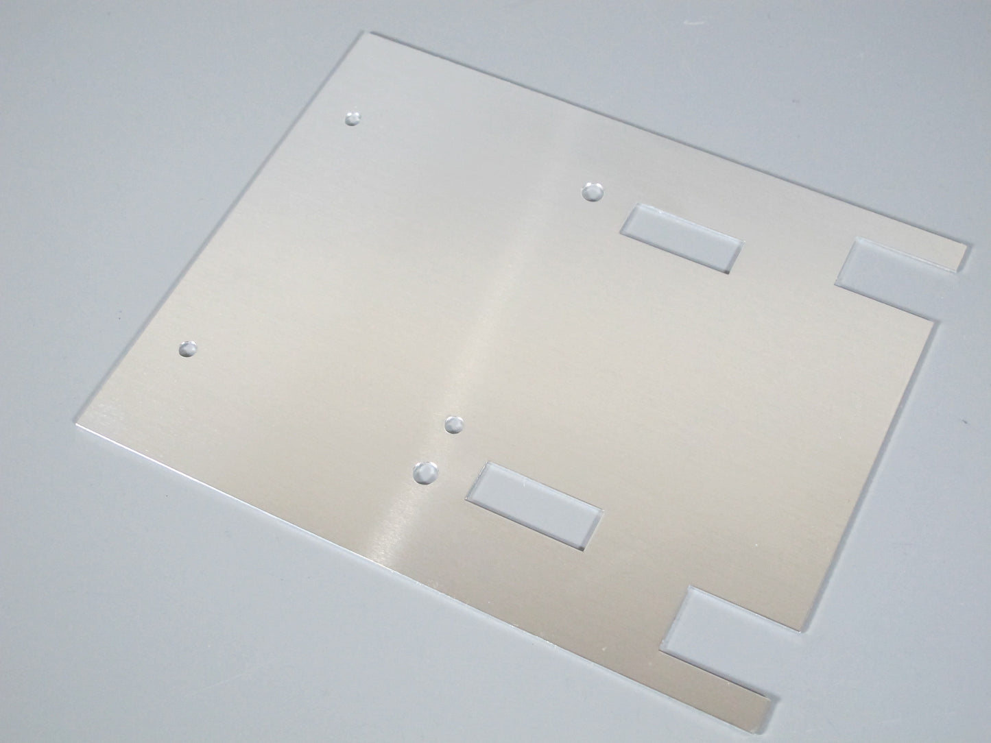 Aluminum Rear Trunk Bed Liner Top Cover Protection Plate Tamiya 1/10 Super Clodbuster Truck