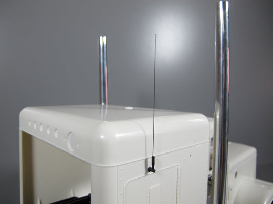Single Side Mount Simulate CB Antenna for Tamiya Toy R/C 1/14 King Hauler Knight Hauler Grand Hauler Cascadia Scania Aeromax Globeliner Actros