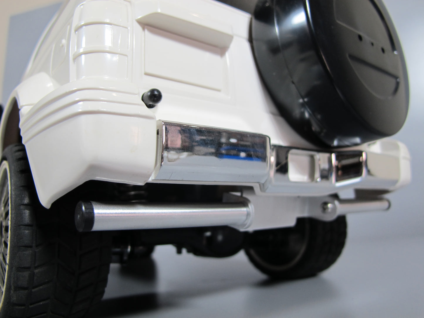 Aluminum Rear Bumper Mount Guard Protector Bar for Tamiya 1/10 CC01 Chassis Jeep Bronco Unimog Pajero
