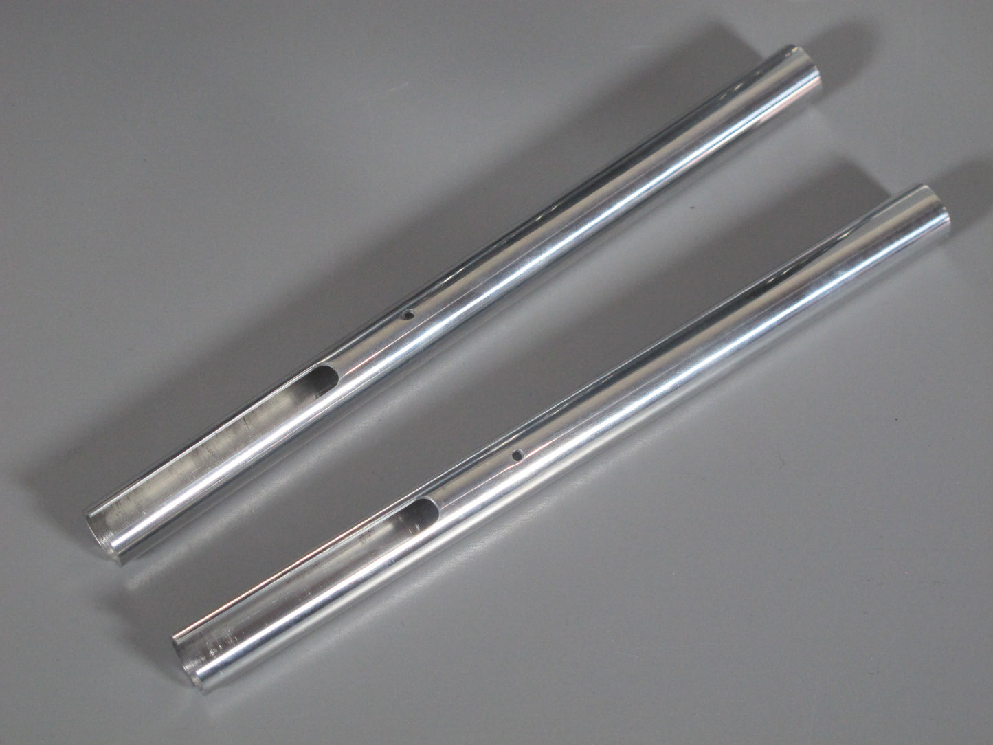 Pair Aluminum Exhaust Stack 1/2 inch Straight Pipe Tamiya R/C 1/14 King Hauler Knight Hauler Globeliner