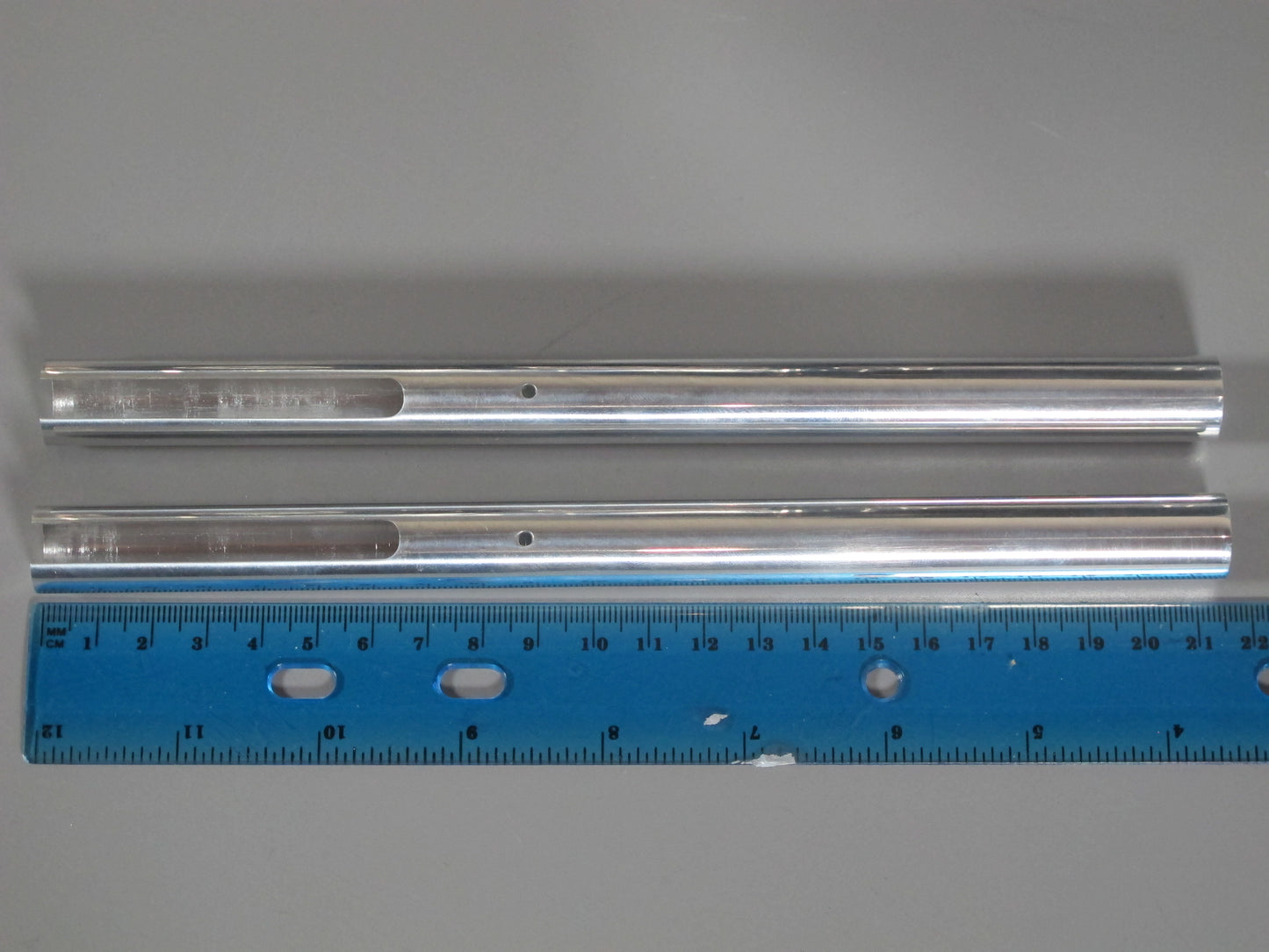 Pair Aluminum Exhaust Stack 1/2 inch Straight Pipe Tamiya R/C 1/14 King Hauler Knight Hauler Globeliner
