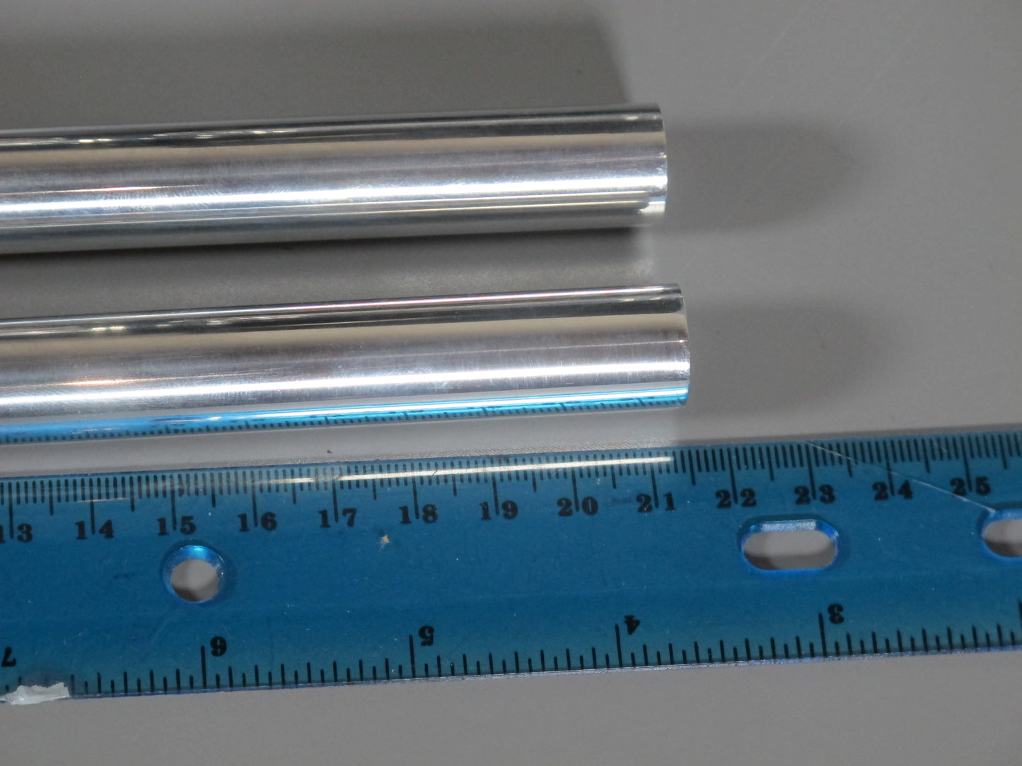 Pair Aluminum Exhaust Stack 1/2 inch Straight Pipe Tamiya R/C 1/14 King Hauler Knight Hauler Globeliner