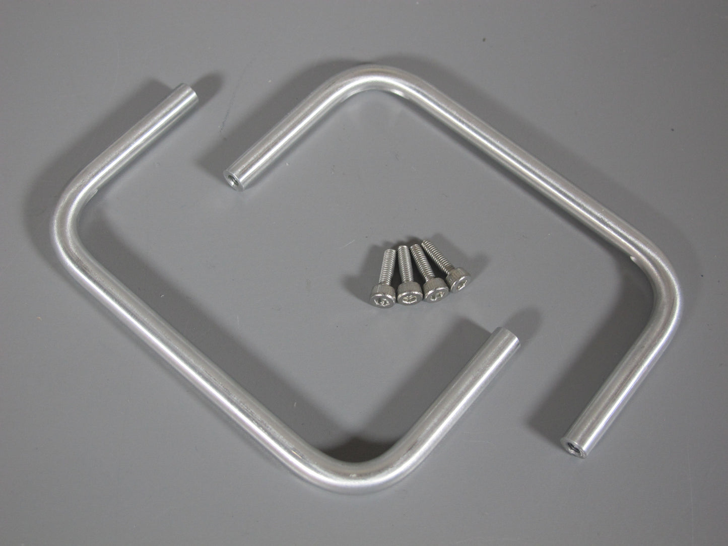 Pair Aluminum Side Step Nerf Bar Chassis Mount Battery Stopper for Tamiya 1/10 R/C Super ClodBuster Truck