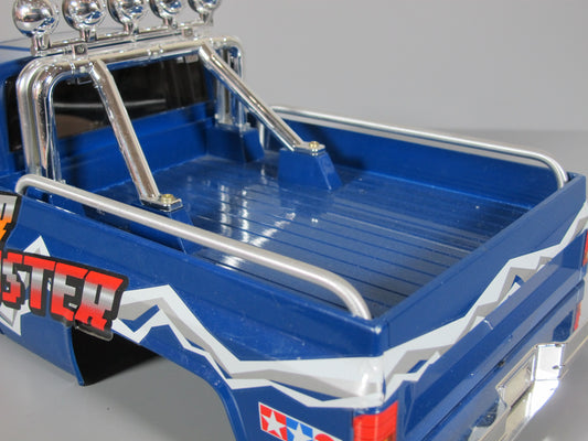Pair Aluminum Side Trunk Bed Rail Bar for Tamiya 1/10 R/C Super ClodBuster Clod Buster