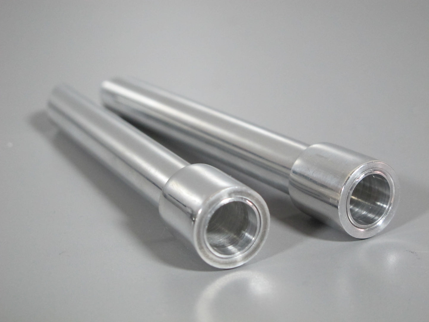Pair Aluminum Stove Angle Cut Stack Exhaust Upper Pipe for Tamiya R/C Toy 1/14 King Hauler Globeliner
