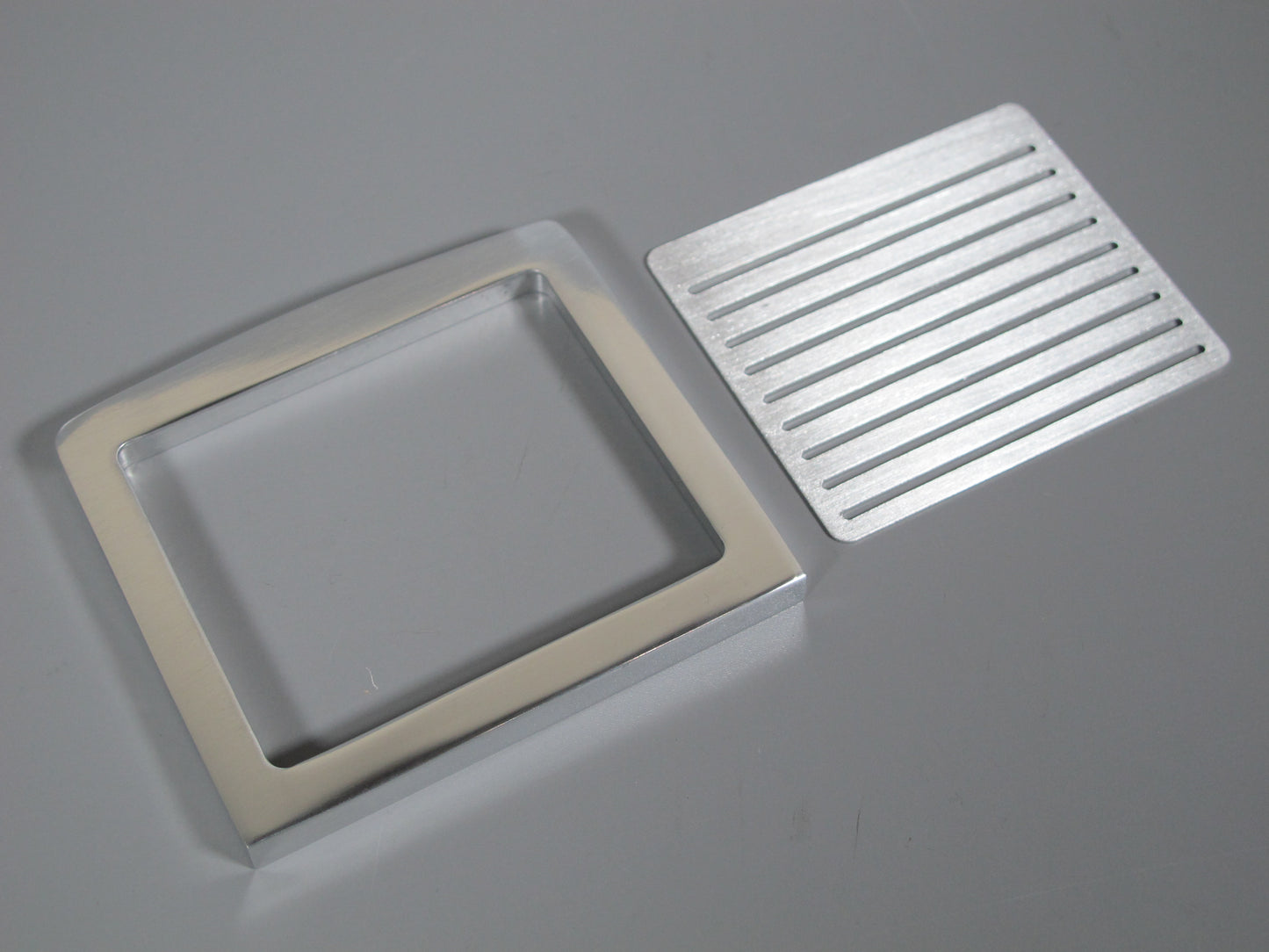 Aluminum Front Grill Billet Shield Plate Style for Tamiya 1/14 Semi King Hauler Grand Hauler Truck