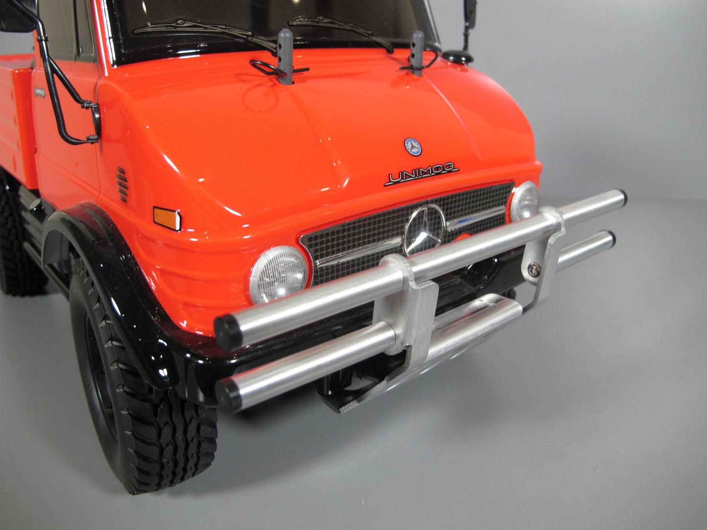 Aluminum Front Bumper Mount Guard Protector Bar for Tamiya 1/10 CC01 Chassis Jeep Bronco Unimog Pajero