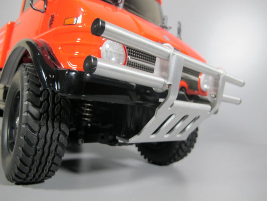 Aluminum Front Bumper Mount Guard Protector Bar for Tamiya 1/10 CC01 Chassis Jeep Bronco Unimog Pajero