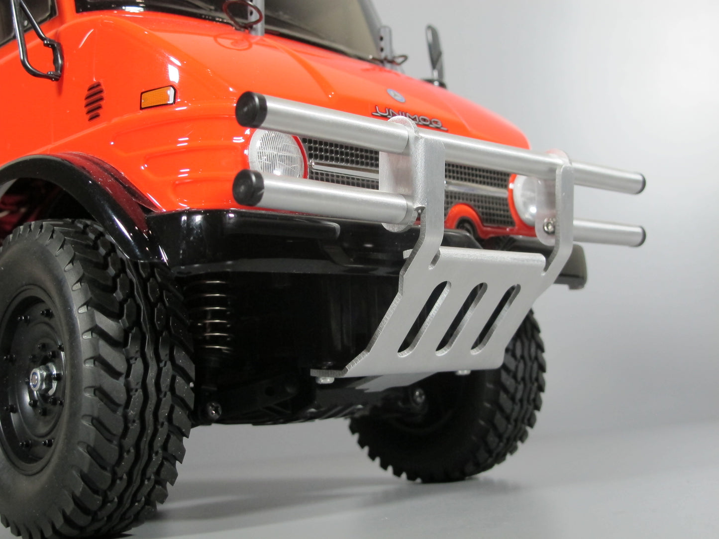 Aluminum Front Bumper Mount Guard Protector Bar for Tamiya 1/10 CC01 Chassis Jeep Bronco Unimog Pajero