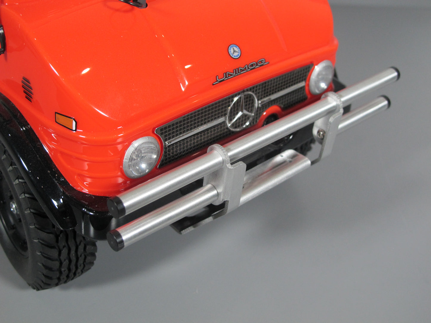 Aluminum Front Bumper Mount Guard Protector Bar for Tamiya 1/10 CC01 Chassis Jeep Bronco Unimog Pajero