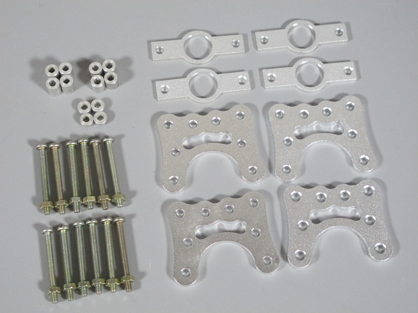 Aluminum Front Rear Axle Link Shock Suspension Mount Bracket for Tamiya R/C Toy 1/10 Super Clodbuster Bullhead