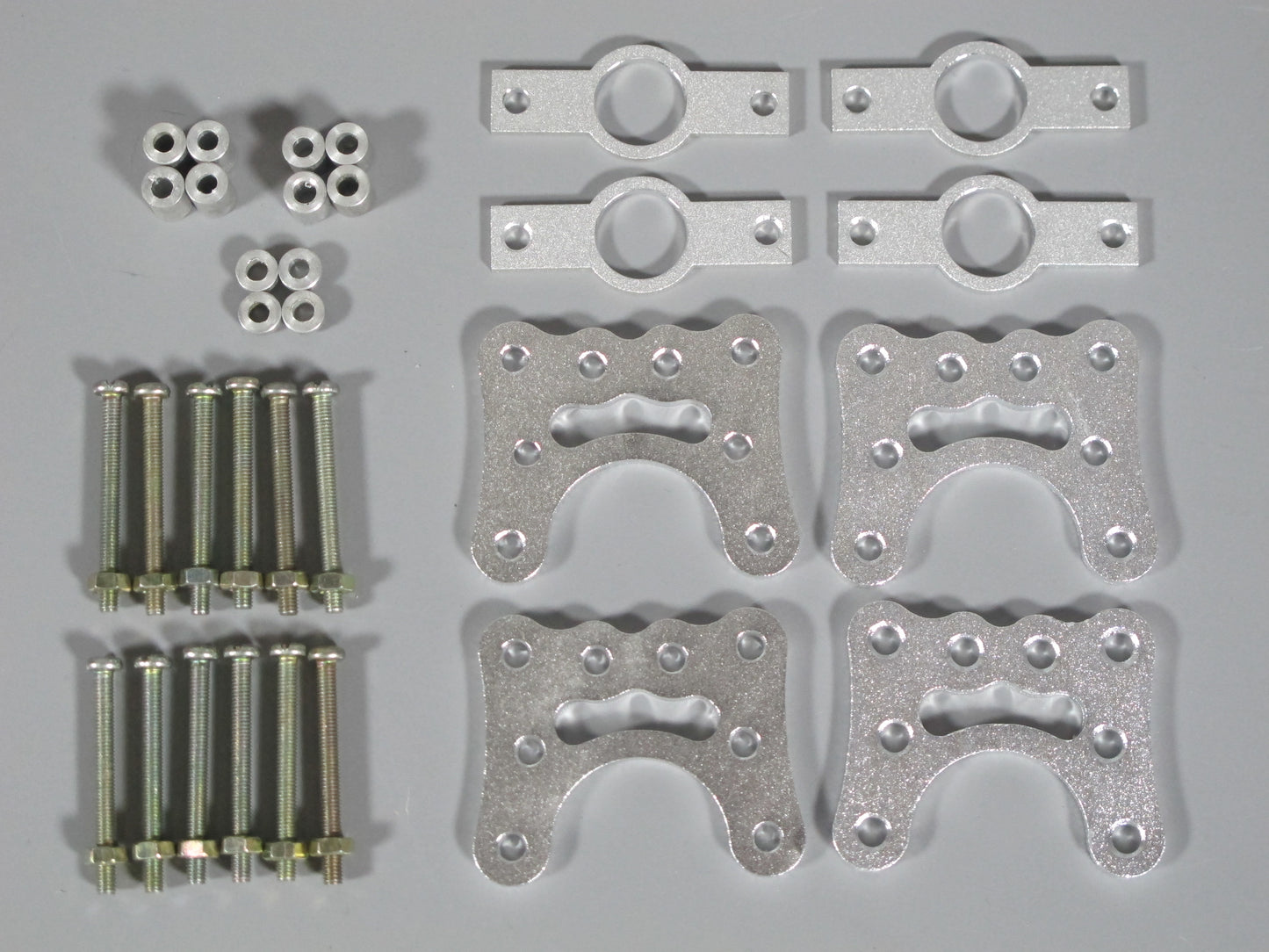 Aluminum Front Rear Axle Link Shock Suspension Mount Bracket for Tamiya R/C Toy 1/10 Super Clodbuster Bullhead