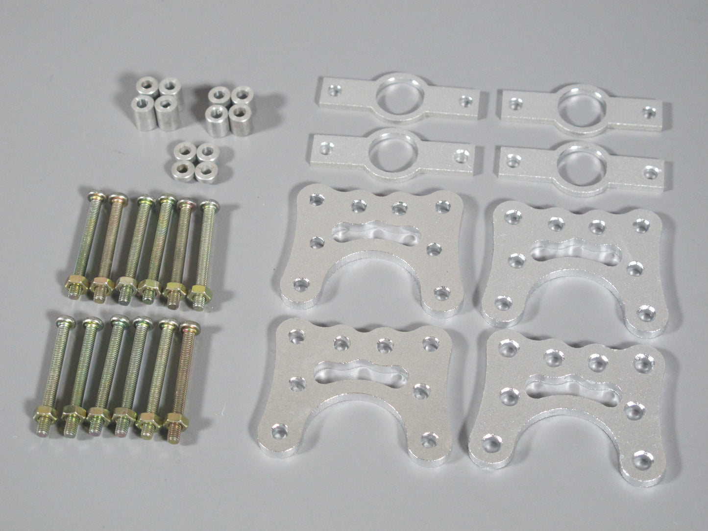 Aluminum Front Rear Axle Link Shock Suspension Mount Bracket for Tamiya R/C Toy 1/10 Super Clodbuster Bullhead
